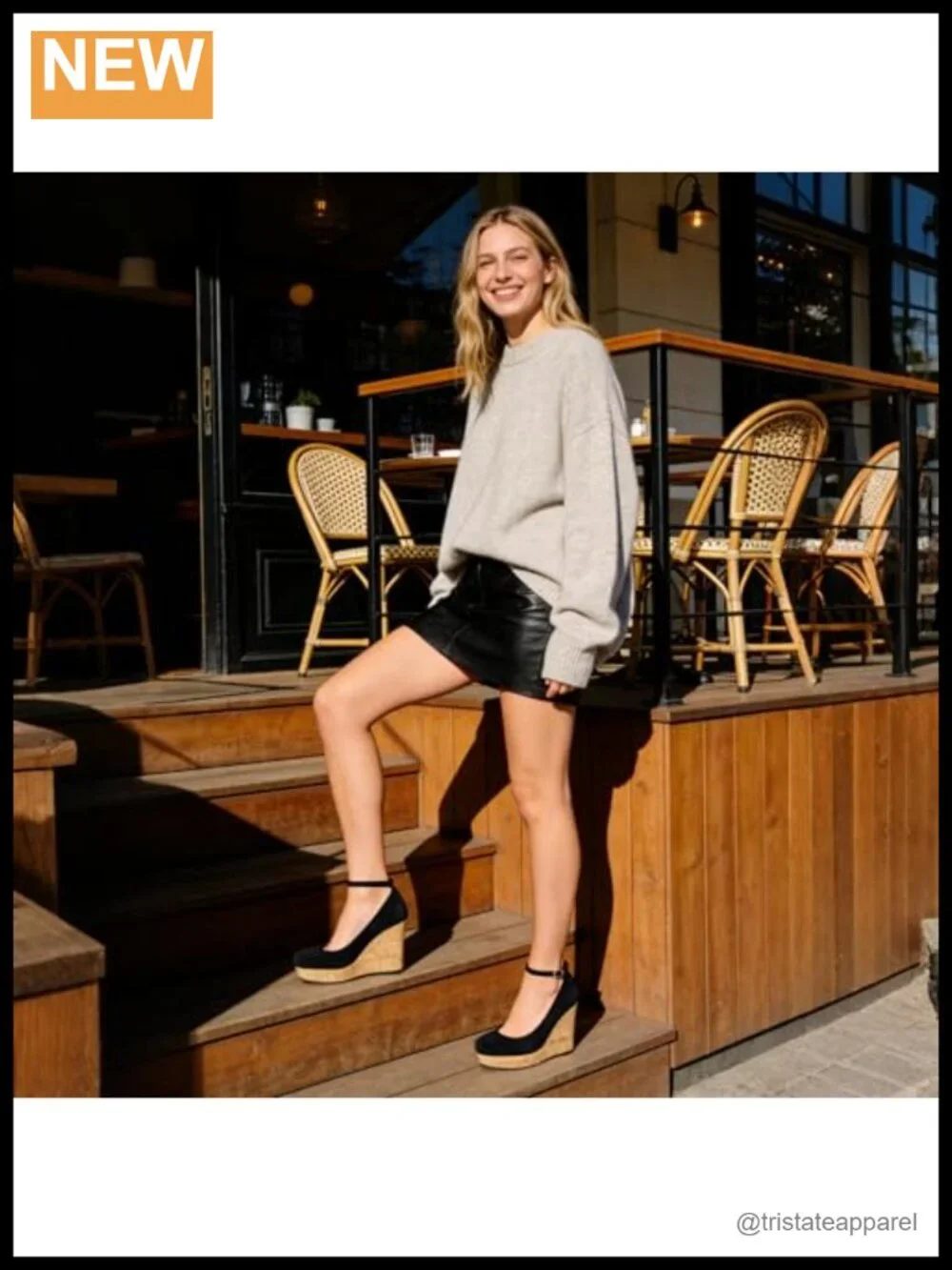 AUMOTED Women's Platform Wedge Heels Round Toe Buckle Ankle Strap Suede Pumps
